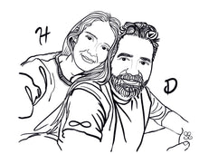 Load image into Gallery viewer, Line art
