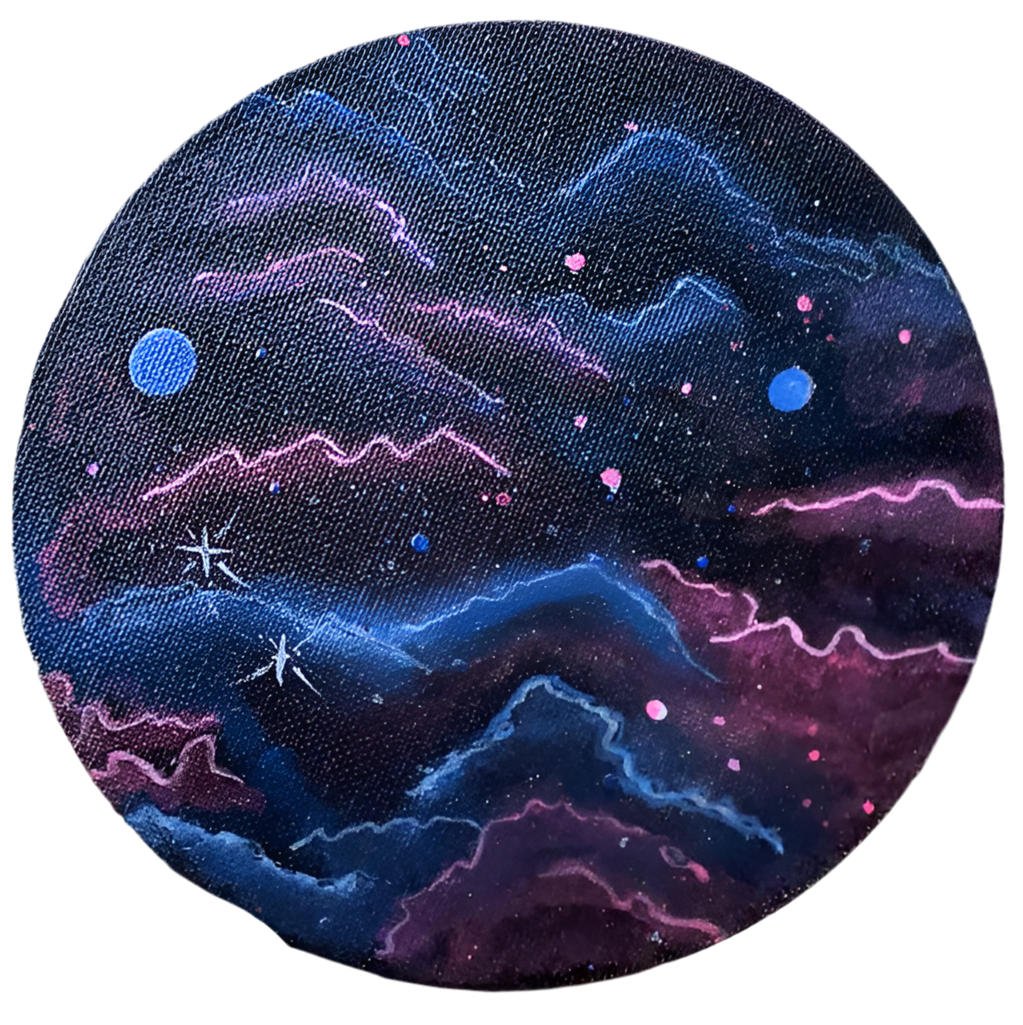 Galaxy Magnet Canvas 6 inches