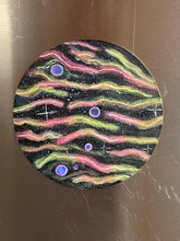 Load image into Gallery viewer, Galaxy Pink Yellow Glow in the Dark Magnet Canvas 6 inches
