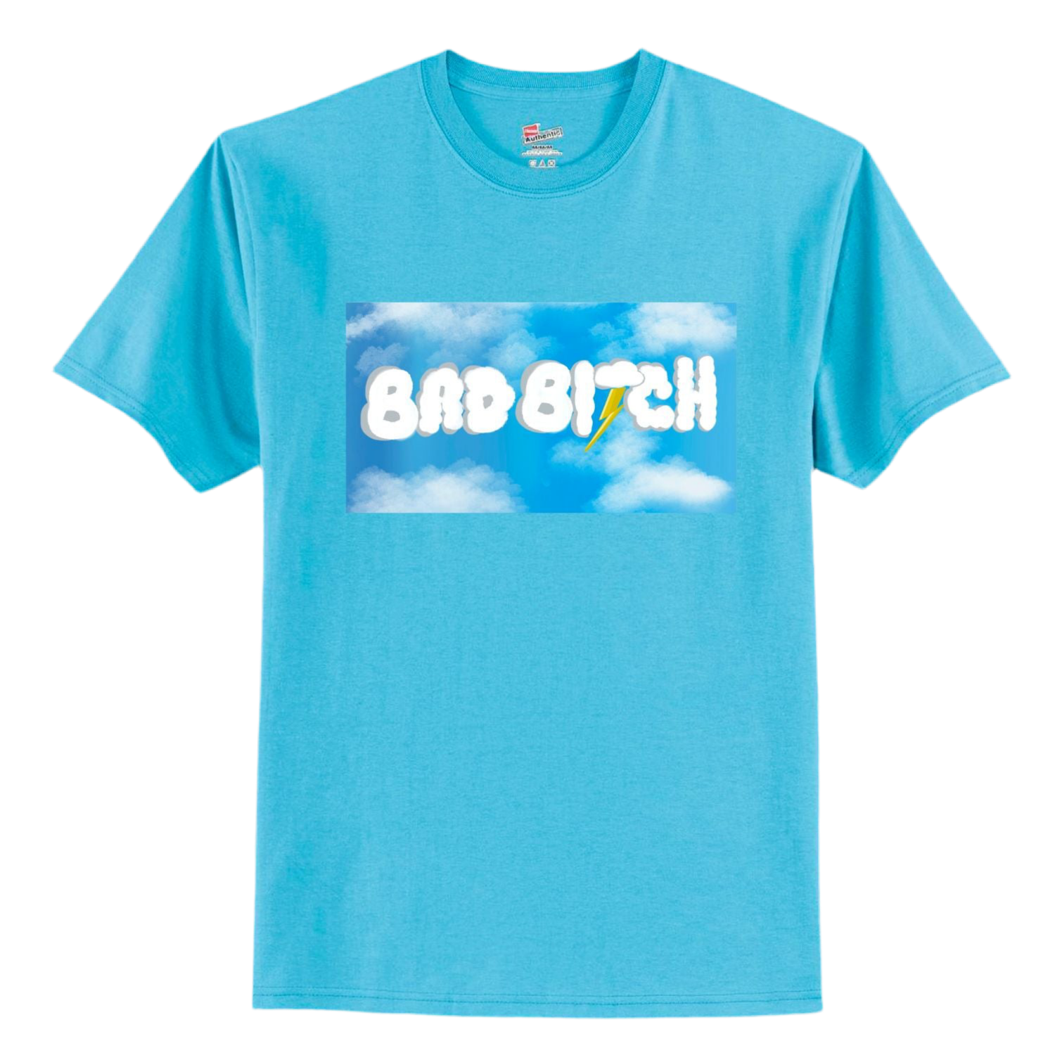 Bad B Clouds Blue T-Shirt. Clouds Collection