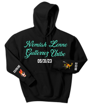 Load image into Gallery viewer, Custom Hoodie with HTV, DTV, Sleeve Design
